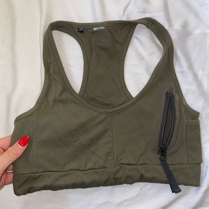 Olive Green GymShark Sports Bra